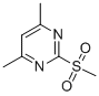 4,6-二甲基-2-甲磺酰基嘧啶结构式_35144-22-0结构式