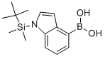 1-TBDMS-吲哚-4-硼酸结构式_351457-64-2结构式