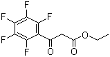 五氟苯甲酰乙酸乙酯结构式_3516-87-8结构式