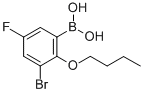 3-溴-2-丁氧基-5-氟苯硼酸结构式_352534-85-1结构式