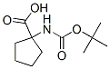 Boc-1-氨基环戊烷羧酸结构式_35264-09-6结构式