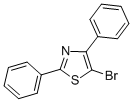 5-溴-2,4-二苯基-1,3-噻唑结构式_35342-50-8结构式