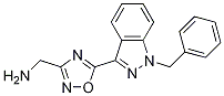 5-[1-(苯基甲基)-1H-吲唑-3-基]-1,2,4-噁二唑-3-甲胺结构式_353504-54-8结构式