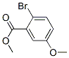 2-溴-5-甲氧基苯甲酸甲酯结构式_35450-36-3结构式