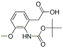 2-[[(1,1-二甲基乙氧基)羰基]氨基]-3-甲氧基苯乙酸结构式_354574-30-4结构式