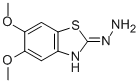 2-Hydrazino-5,6-dimethoxy-1,3-benzothiazole Structure,356062-93-6Structure