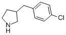 3-[(4-氯苯基)甲基]吡咯烷结构式_356558-17-3结构式