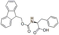 Fmoc-L-苯丙氨酸结构式_35661-40-6结构式