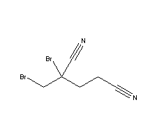 1,2-二溴-2,4-二氰基丁烷结构式_35691-65-7结构式