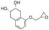 顺式-1,2,3,4-四氢-5-环氧丙氧基-2,3-萘二醇结构式_35697-15-5结构式