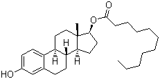 十一酸雌二醇结构式_3571-53-7结构式