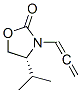 (4r)-(9ci)-4-(1-甲基乙基)-3-(1,2-丙二烯)-2-噁唑烷酮结构式_357426-83-6结构式