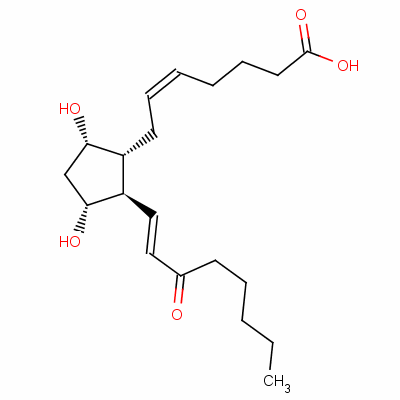 15-酮前列腺素 F2α结构式_35850-13-6结构式