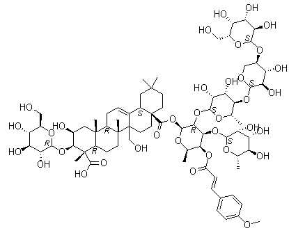 远志皂苷B结构式_35906-36-6结构式