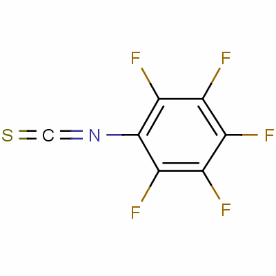 五氟苯硫氰酸酯结构式_35923-79-6结构式