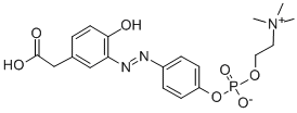 4-Hydroxy-3-(4-diazophenylphosphorylcholine) phenylacetic acid Structure,359435-74-8Structure