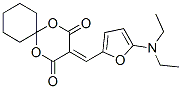 3-[[5-(二乙基氨基)-2-呋喃]亚甲基]-1,5-二噁螺[5.5]十一烷-2,4-二酮结构式_359716-06-6结构式