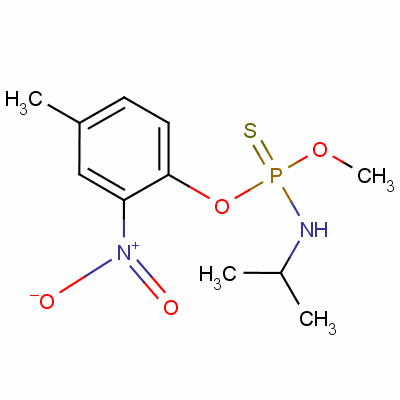 甲基胺草磷结构式_36001-88-4结构式