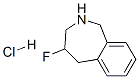 4-氟-2,3,4,5-四氢-1H-2-苯骈吖庚因盐酸盐结构式_360054-82-6结构式