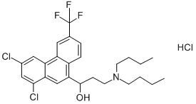 盐酸卤泛群结构式_36167-63-2结构式