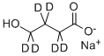 4-Hydroxy-butanoic-2,2,3,3,4,4-d6acid monosodium salt Structure,362049-53-4Structure