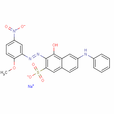 酸性棕2结构式_3626-41-3结构式