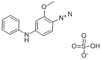 2-甲氧基-4-(苯胺基)重氮苯硫酸盐结构式_36305-05-2结构式