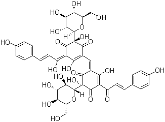 红花黄色素结构式_36338-96-2结构式