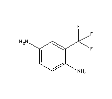 2,5-二氨基三氟甲苯结构式_364-13-6结构式
