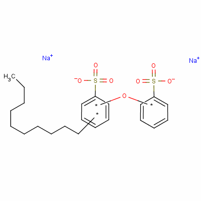 Disodium 2-decyl-6-(2-sulfonatophenoxy)benzenesulfonate Structure,36445-71-3Structure