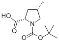 (2S,4S)-N-Boc-4-甲基吡咯烷-2-甲酸结构式_364750-81-2结构式