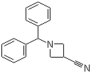1-二苯甲基-3-氰基氮杂环丁烷结构式_36476-86-5结构式
