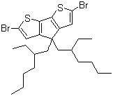 2,6-二溴-4,4-双(2-乙基己基)-4H-环戊并[1,2-b:5,4-b]二噻吩结构式_365547-21-3结构式