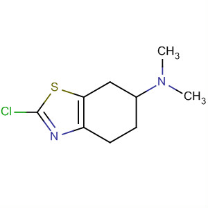 2-氯-N,N-二甲基-4,5,6,7-四氢-苯并噻唑-6-胺结构式_365996-57-2结构式