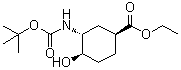 (1S,3r,4r)-3-(boc-amino)-4-hydroxy-cyclohexanecarboxylicacid ethyl ester Structure,365997-33-7Structure