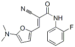 2-氰基-3-[5-(二甲基氨基)-2-呋喃]-n-(2-氟苯基)-2-丙酰胺结构式_366460-90-4结构式