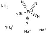 二钠五氰氨络物高铁酸盐铵结构式_36682-41-4结构式