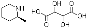 (S)-2-甲基哌啶-L-酒石酸盐结构式_36702-48-4结构式
