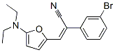 3-溴--alpha--[[5-(二乙基氨基)-2-呋喃]亚甲基]-苯乙腈结构式_367458-86-4结构式