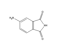 4-氨基邻苯二甲酰亚胺结构式_3676-85-5结构式