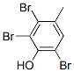 2,3,6-三溴-4-甲基苯酚结构式_36776-51-9结构式
