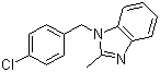 氯苄达唑结构式_3689-76-7结构式