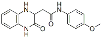 N-(4-甲氧基苯基)-2-(3-氧代-1,2,3,4-四氢喹噁啉-2-基)乙酰胺结构式_36932-44-2结构式