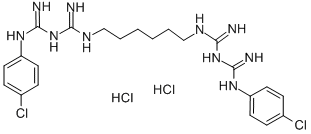 盐酸氯己定结构式_3697-42-5结构式