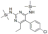 5-(4-Chlorophenyl)-6-ethyl-n,n’-bis(trimethylsilyl)-2,4-pyrimidinediamine Structure,36972-89-1Structure
