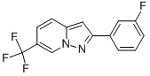 2-(3-氟苯基)-6-三氟甲基吡唑并[1,5-a]吡啶结构式_372122-53-7结构式