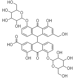 番泻苷C结构式_37271-16-2结构式