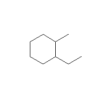 1-乙基-2-甲基环己烷结构式_3728-54-9结构式