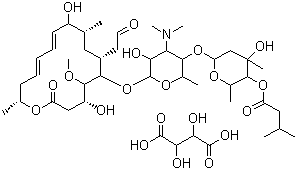 酒石酸吉他霉素结构式_37280-56-1结构式
