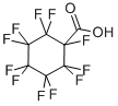Undecafluorocyclohexanecarboxylic acid Structure,374-88-9Structure